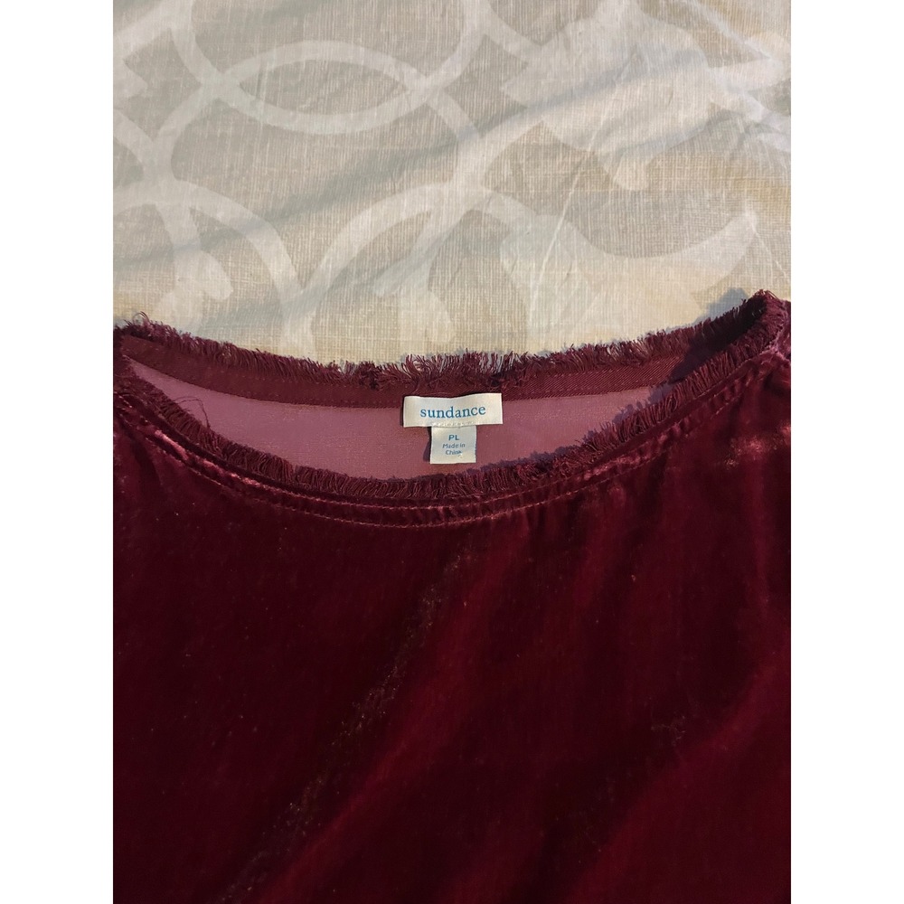 Sundance Women's Alannah‎ Crushed
Velvet Boho mini dress petite large - Picture 4 of 10